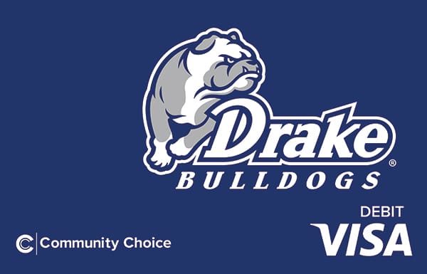 Drake Bulldogs Debit Card
